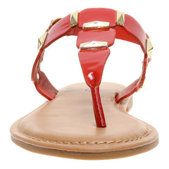 "Gigi" Red Sandal - The Katie Grace Boutique